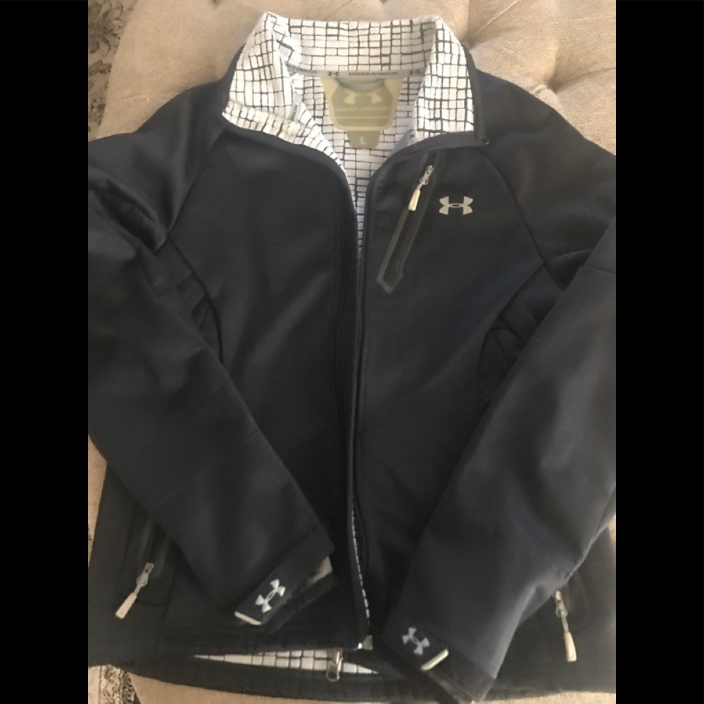 Ladies black under armour neoprene jacket